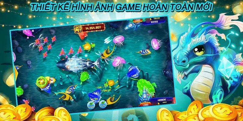 Bắn cá hoàng kim với chuỗi boss liên hoàn và vũ khí vàng